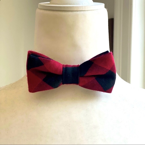 Crewcuts buffalo plaid bow tie - Picture 1 of 2